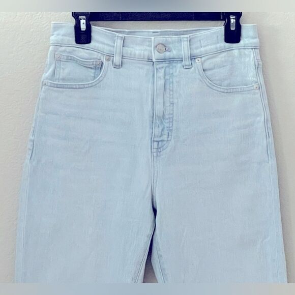 Madewell The '90s Straight Jeans in Ward Wash Size 27 High Rise - Picture 10 of 15
